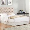 Bed Head French Provincial Headboard Upholsterd Fabric