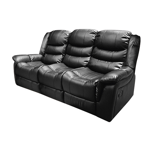 Burbank Recliner Bonded Leather – BLACK