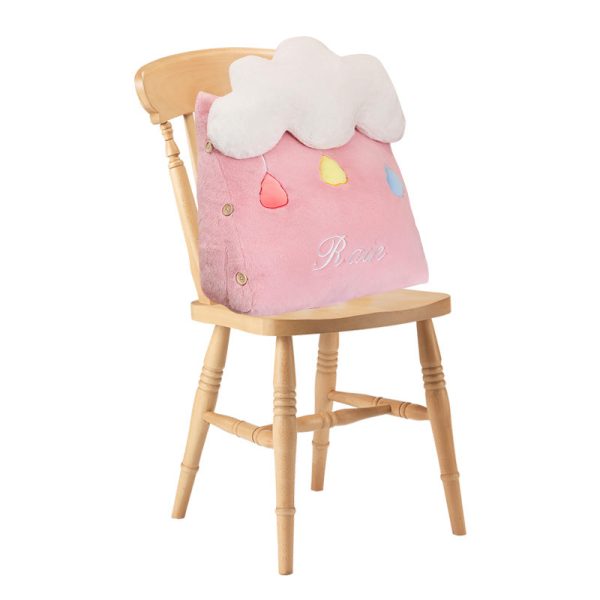 Cloud Cushion Soft Leaning Lumbar Wedge Pillow Bedside Plush Home Decor