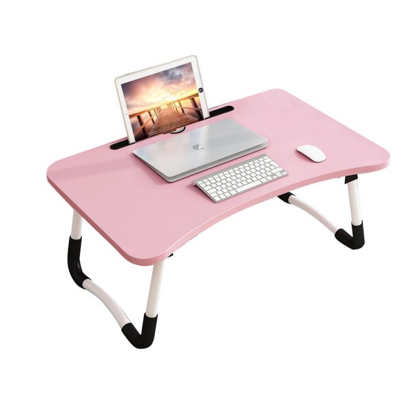 Portable Bed Table Adjustable Foldable Bed Sofa Study Table Laptop Mini Desk with Notebook Stand Card Slot Holder Home Decor