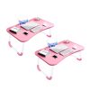 Portable Bed Table Adjustable Foldable Bed Sofa Study Table Laptop Mini Desk with Notebook Stand Cup Slot Home Decor
