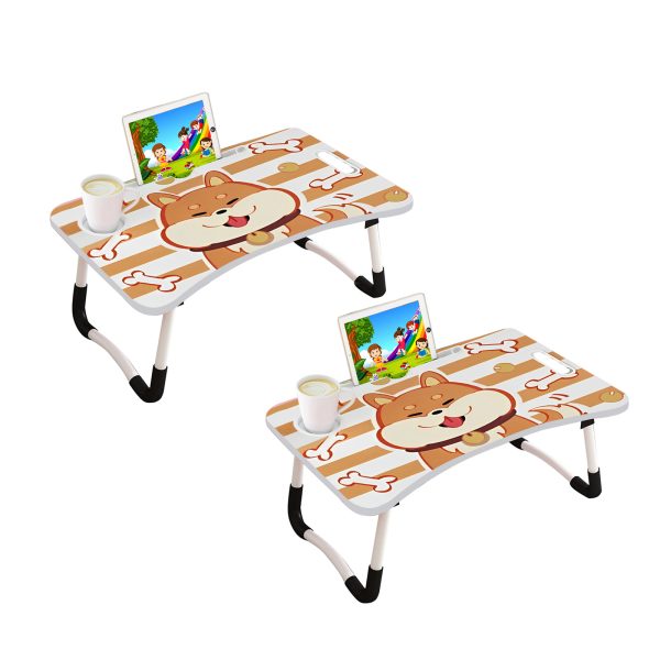 Portable Bed Table Adjustable Foldable Bed Sofa Study Table Laptop Mini Desk with Drawer and Cup Slot Home Decor