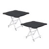 Minimalist Cat Ear Folding Table Indoor Outdoor Portable Stall Desk Home Decor