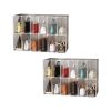 12-Cube Portable Bag Box Foldable Cubby DIY Organiser Tote Clutch Purse Space Saving Shelf Cabinet