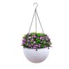 Hanging Resin Flower Pot Self Watering Basket Planter Indoor Outdoor Garden Decor