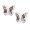 Butterfly Shape Wall-Mounted Makeup Organiser Dustproof Waterproof Bathroom Storage Box Home Decor