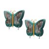 Butterfly Shape Wall-Mounted Makeup Organiser Dustproof Waterproof Bathroom Storage Box Home Decor