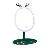 Antler LED Light Makeup Mirror Magnification Tabletop Vanity Home Decor