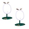 Antler LED Light Makeup Mirror Magnification Tabletop Vanity Home Decor