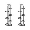 Round Metal Plant Rack Flowerpot Storage Display Stand Holder Home Garden Decor