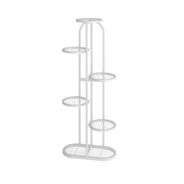 Round Metal Plant Rack Flowerpot Storage Display Stand Holder Home Garden Decor
