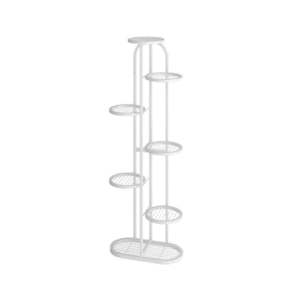Round Metal Plant Rack Flowerpot Storage Display Stand Holder Home Garden Decor