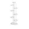 Round Metal Plant Rack Flowerpot Storage Display Stand Holder Home Garden Decor