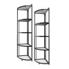 Steel Triangular  Corner Stand Multi-Functional Shelves Portable Storage Organizer