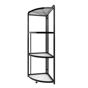 Steel Triangular  Corner Stand Multi-Functional Shelves Portable Storage Organizer