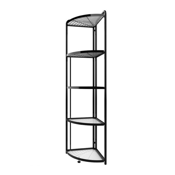 Steel Triangular  Corner Stand Multi-Functional Shelves Portable Storage Organizer