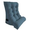 Triangular Wedge Lumbar Pillow Headboard Backrest Sofa Bed Cushion Home Decor