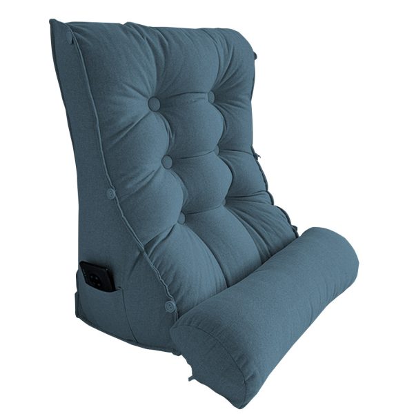 Triangular Wedge Lumbar Pillow Headboard Backrest Sofa Bed Cushion Home Decor