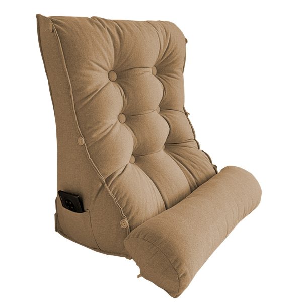 Triangular Wedge Lumbar Pillow Headboard Backrest Sofa Bed Cushion Home Decor