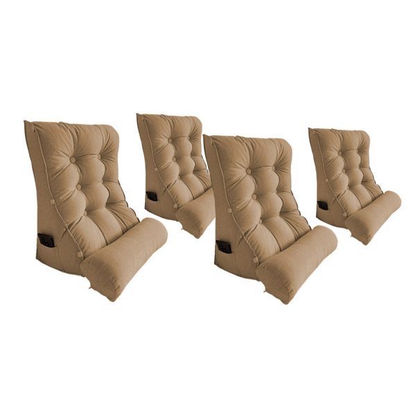 Triangular Wedge Lumbar Pillow Headboard Backrest Sofa Bed Cushion Home Decor