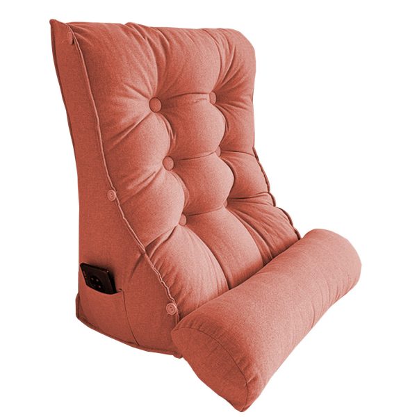 Triangular Wedge Lumbar Pillow Headboard Backrest Sofa Bed Cushion Home Decor