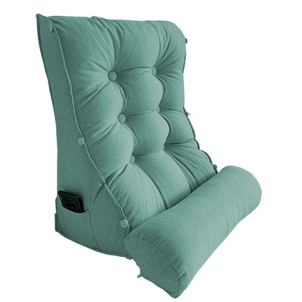 Triangular Wedge Lumbar Pillow Headboard Backrest Sofa Bed Cushion Home Decor