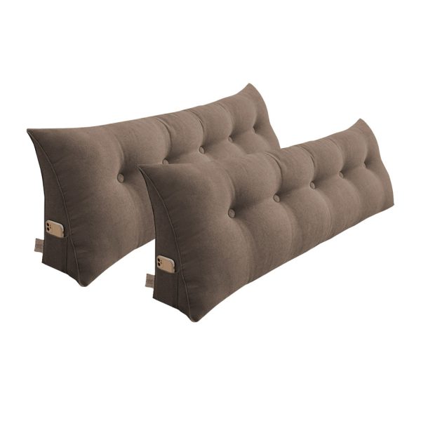Triangular Wedge Bed Pillow Headboard Backrest Bedside Tatami Cushion Home Decor