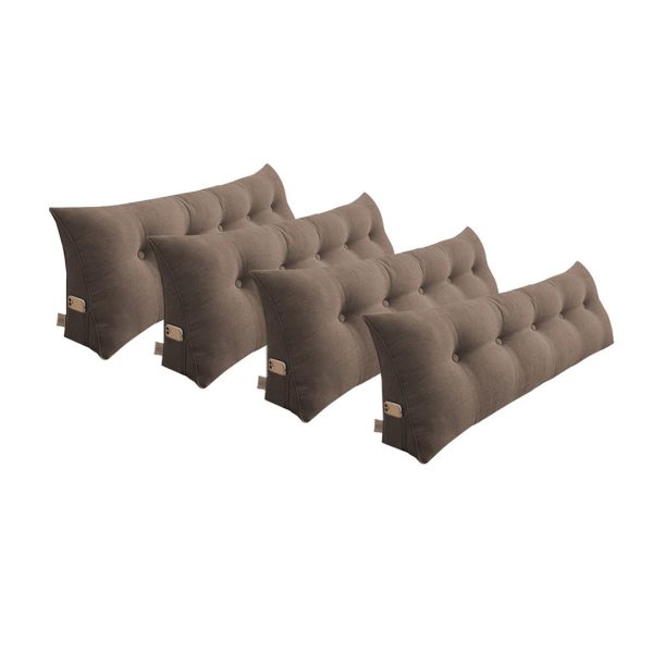 Triangular Wedge Bed Pillow Headboard Backrest Bedside Tatami Cushion Home Decor