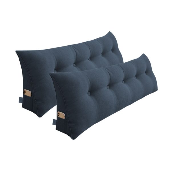 Triangular Wedge Bed Pillow Headboard Backrest Bedside Tatami Cushion Home Decor