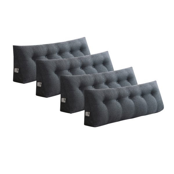 Triangular Wedge Bed Pillow Headboard Backrest Bedside Tatami Cushion Home Decor