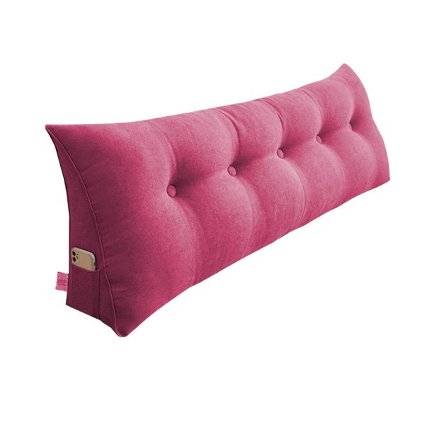 Triangular Wedge Bed Pillow Headboard Backrest Bedside Tatami Cushion Home Decor