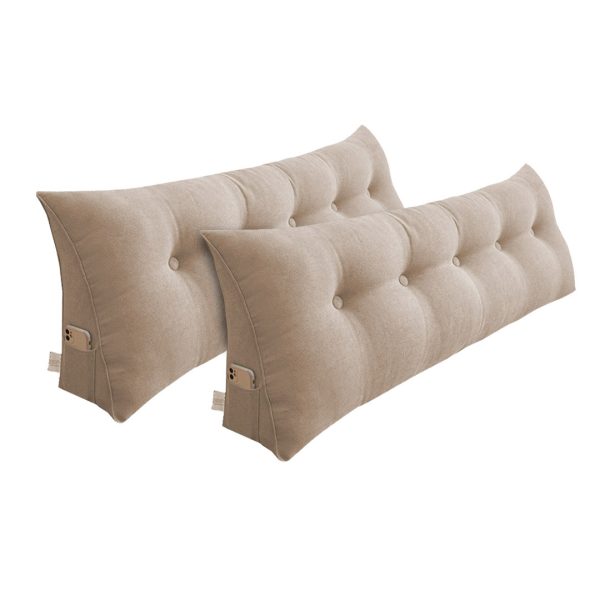 Triangular Wedge Bed Pillow Headboard Backrest Bedside Tatami Cushion Home Decor
