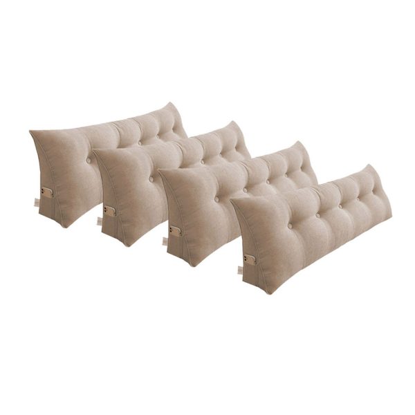 Triangular Wedge Bed Pillow Headboard Backrest Bedside Tatami Cushion Home Decor