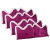 Princess Bed Pillow Headboard Backrest Bedside Tatami Sofa Cushion with Ruffle Lace Home Decor