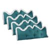 Princess Bed Pillow Headboard Backrest Bedside Tatami Sofa Cushion with Ruffle Lace Home Decor