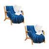 Diamond Pattern Knitted Throw Blanket Warm Cozy Woven Cover Couch Bed Sofa Home Decor with Tassels