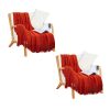 Diamond Pattern Knitted Throw Blanket Warm Cozy Woven Cover Couch Bed Sofa Home Decor with Tassels