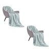 Acrylic Knitted Throw Blanket Solid Fringed Warm Cozy Woven Cover Couch Bed Sofa Home Decor
