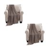 Textured Knitted Throw Blanket Warm Cozy Woven Cover Couch Bed Sofa Home Decor with Tassels