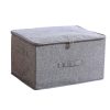Portable Double Zipper Storage Box Moisture Proof Clothes Basket Foldable Home Organiser