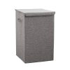 Collapsible Laundry Hamper Storage Box Foldable Canvas Basket Home Organiser Decor