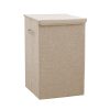 Collapsible Laundry Hamper Storage Box Foldable Canvas Basket Home Organiser Decor