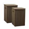 Collapsible Laundry Hamper Storage Box Foldable Canvas Basket Home Organiser Decor