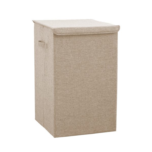 Collapsible Laundry Hamper Storage Box Foldable Canvas Basket Home Organiser Decor