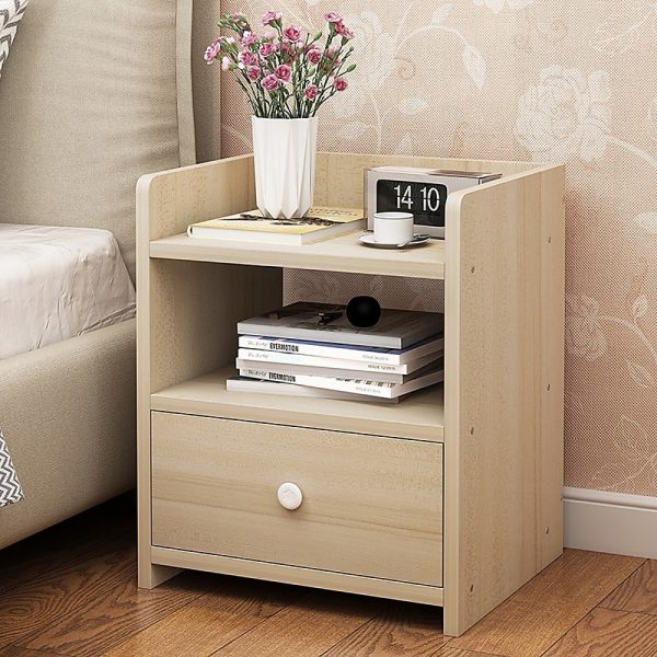 Kayuga Bedside Tables Drawers Side Table Bedroom Furniture Nightstand Unit
