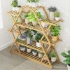 Bamboo Multilayer Flower Plant Bonsai Rack Shelf Stand Porch Lawn Patio.
