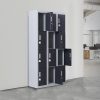 12-Door Locker for Office Gym Shed School Home Storage