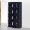12-Door Locker for Office Gym Shed School Home Storage