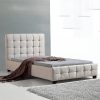 Clare King Single Fabric Deluxe Bed Frame