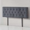 Linen Fabric Bed Deluxe Headboard Bedhead